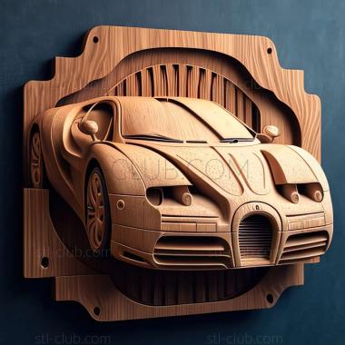 3D мадэль Bugatti EB110 (STL)